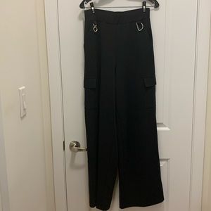 Black Forever21 Large wide leg pants